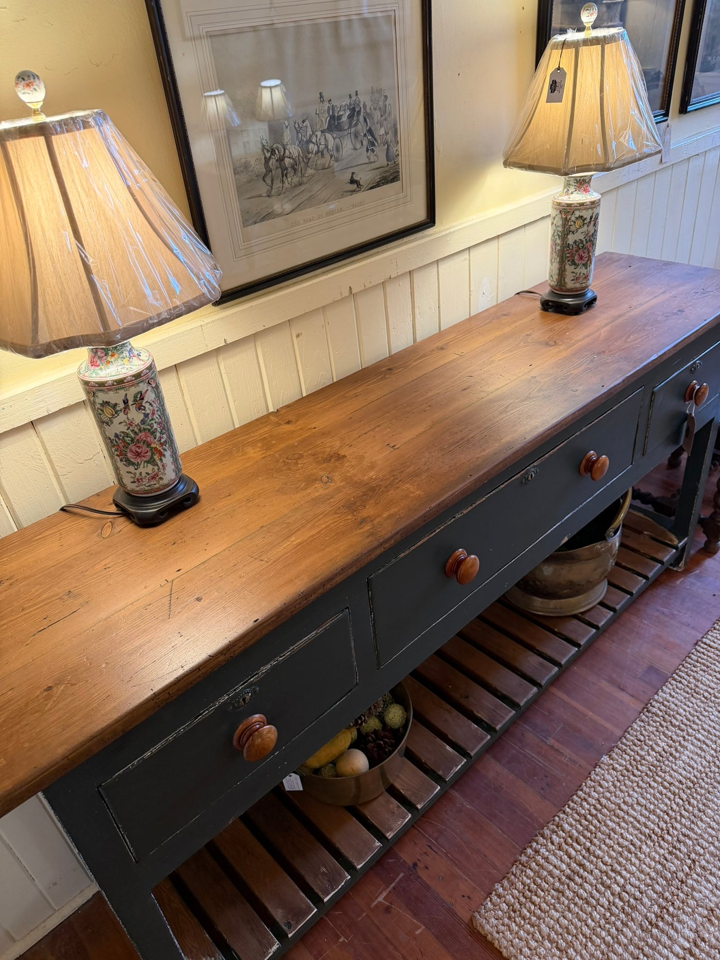 Pine Buffet with Pot Board