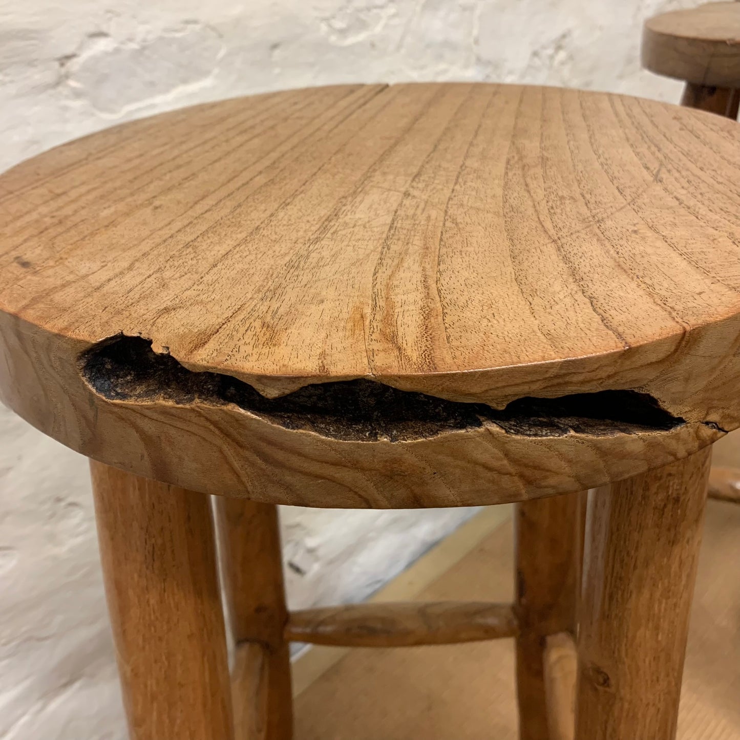 Tall Antique Bar Stools ( 2 available)