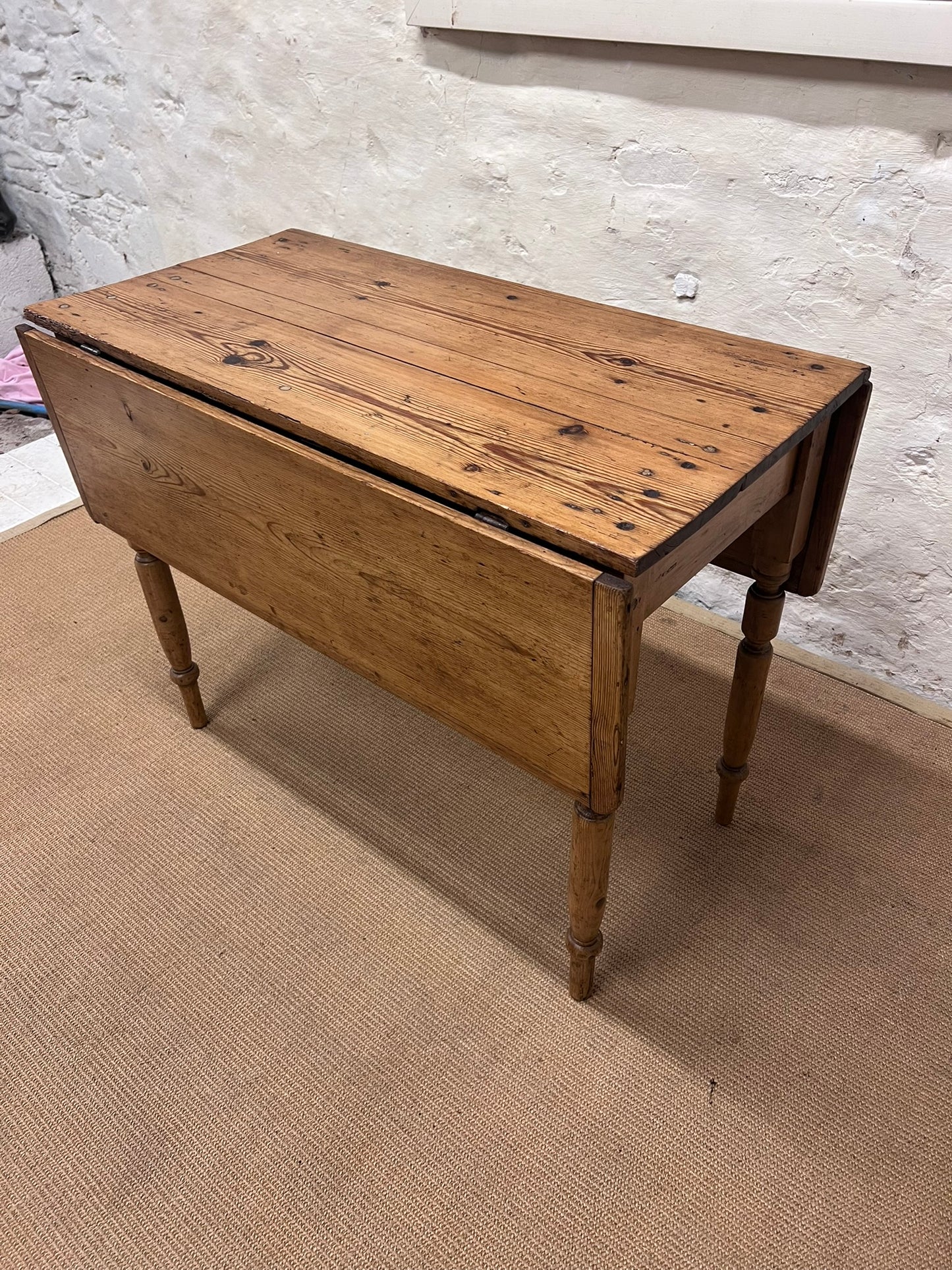 Antique Pine Drop Leaf Table