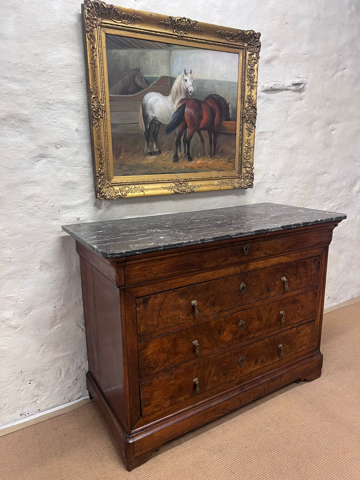 Antique French Walnut Commode