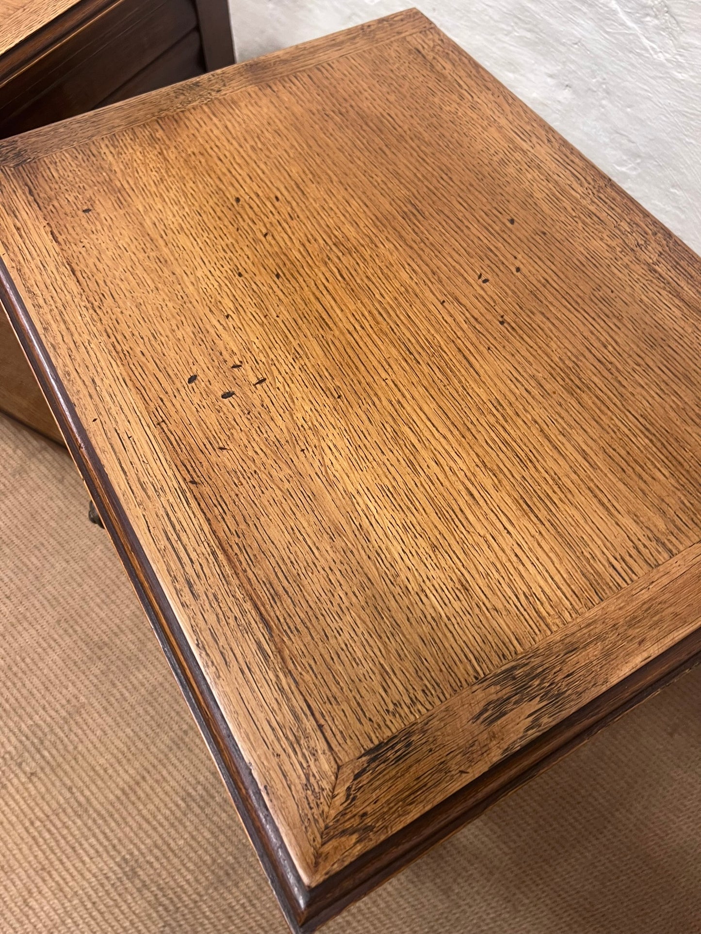 Pair of Oak End Tables ca 1920