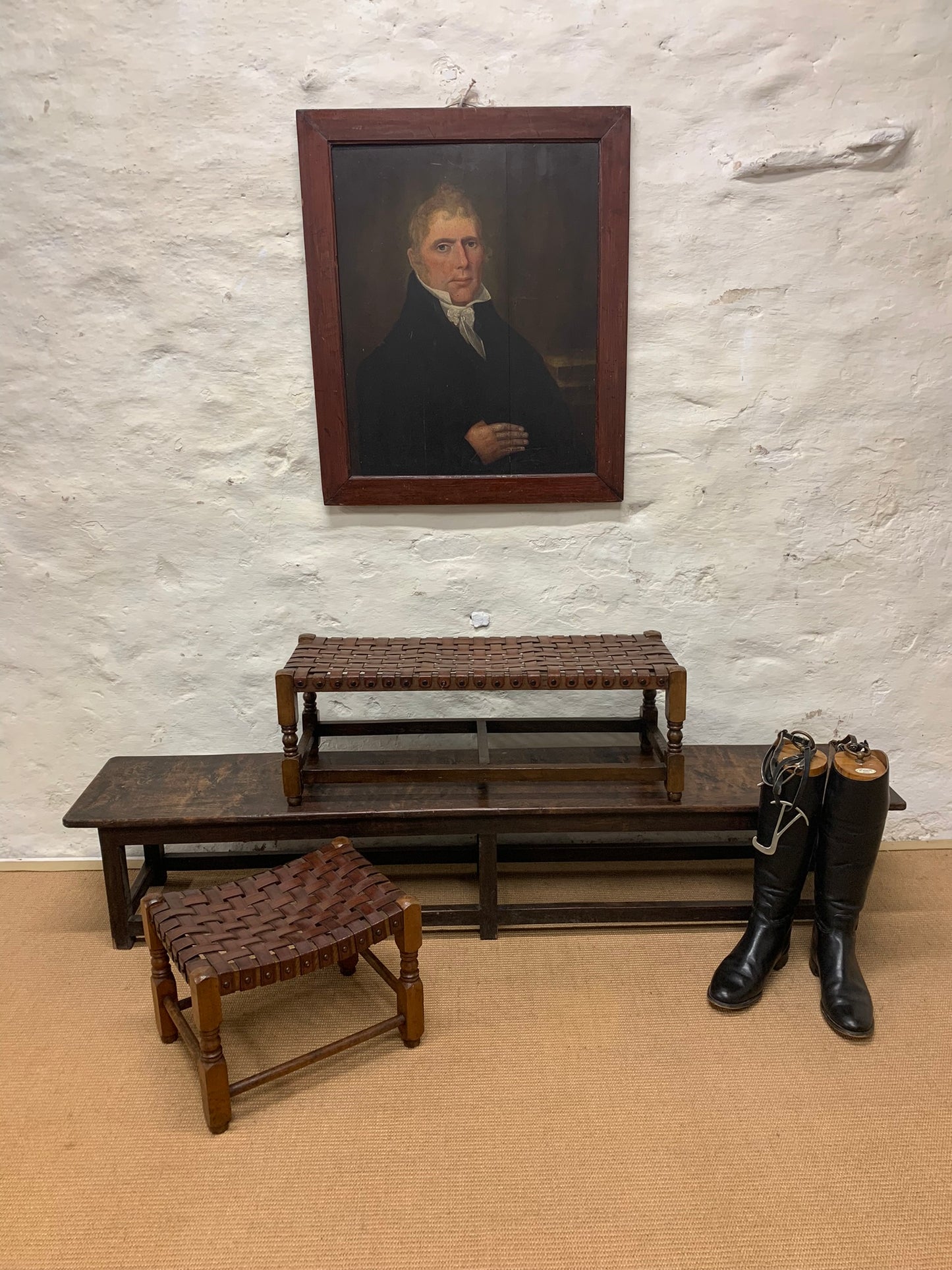 Leather Stool
