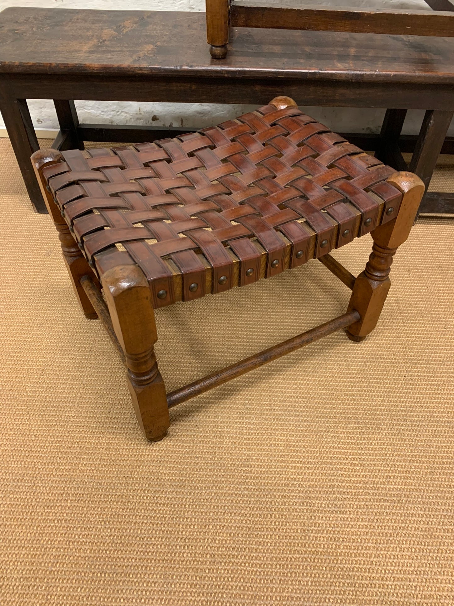 Leather Stool