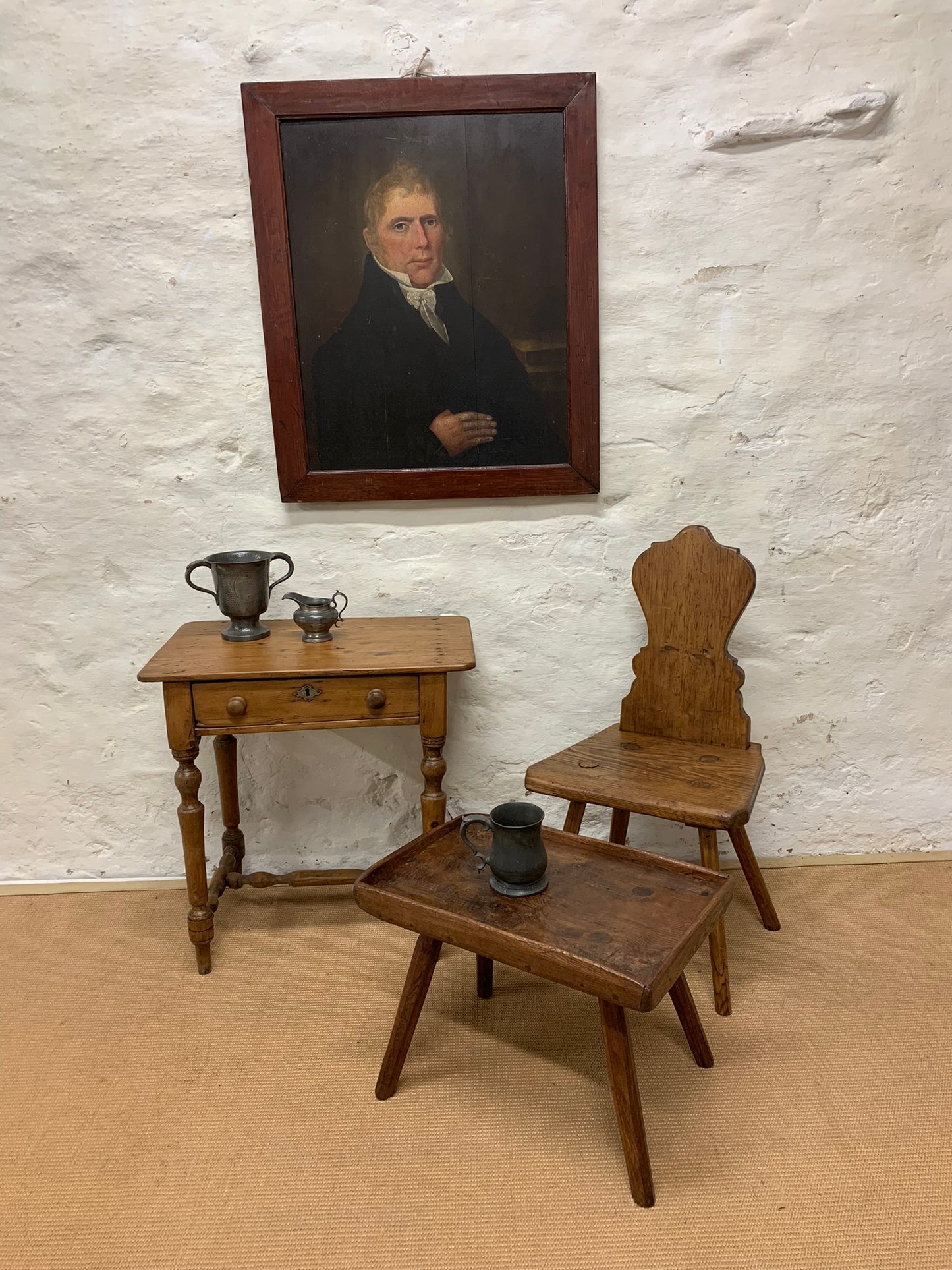 Scottish Pine Side Table