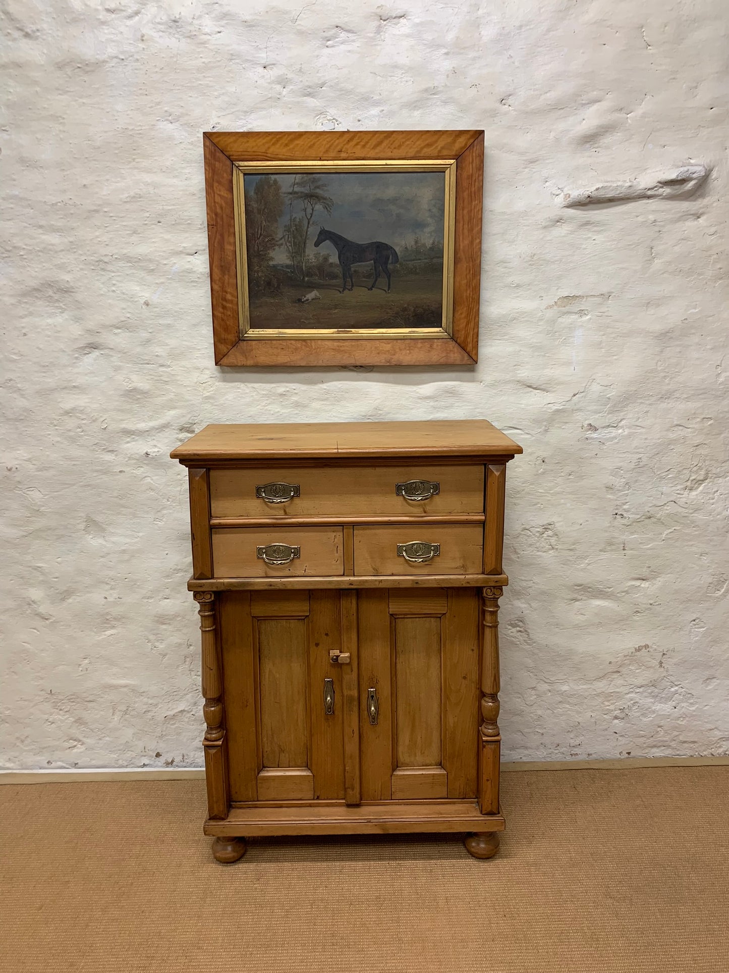 Antique Pine Cabinet