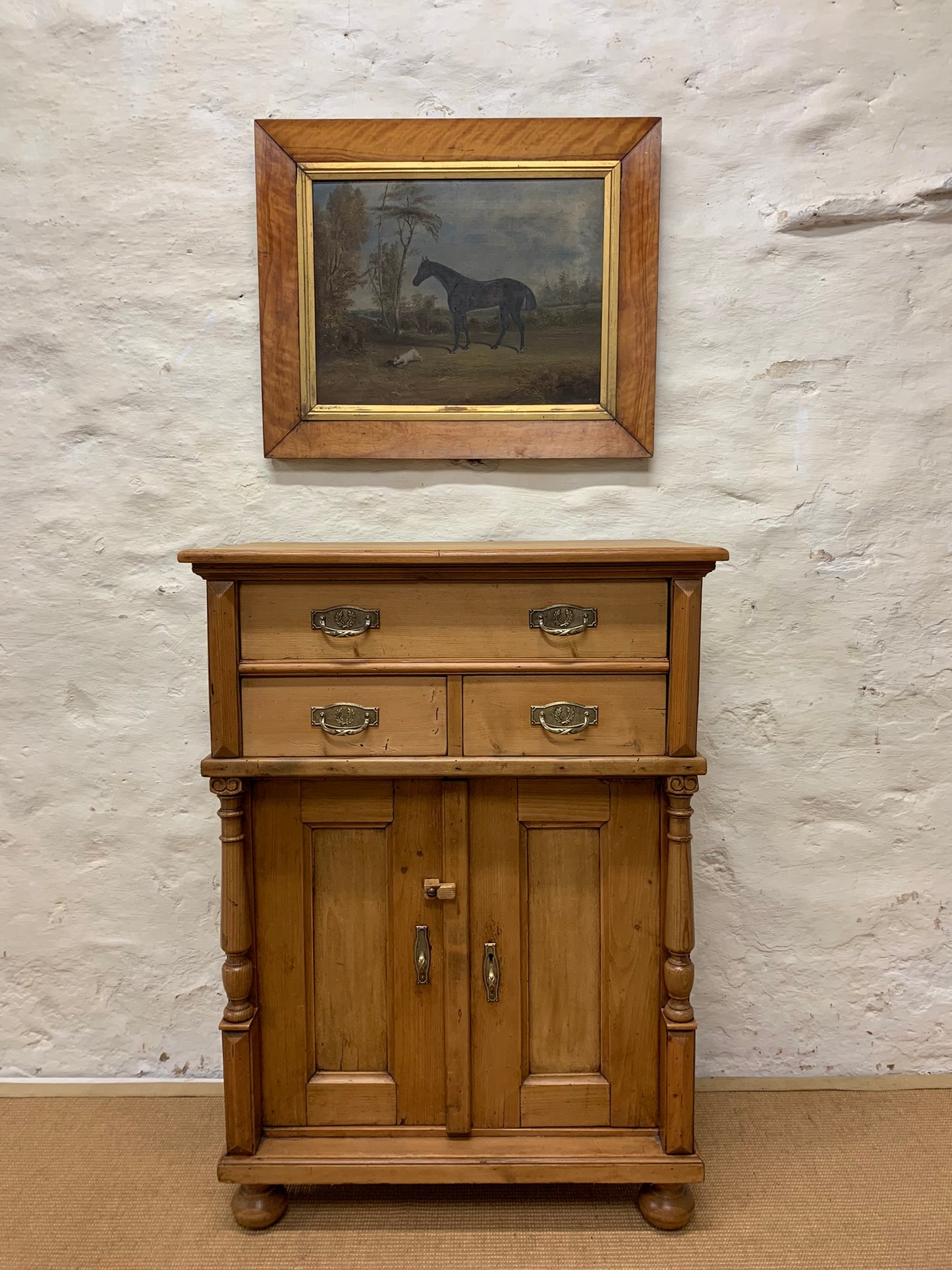 Antique Pine Cabinet