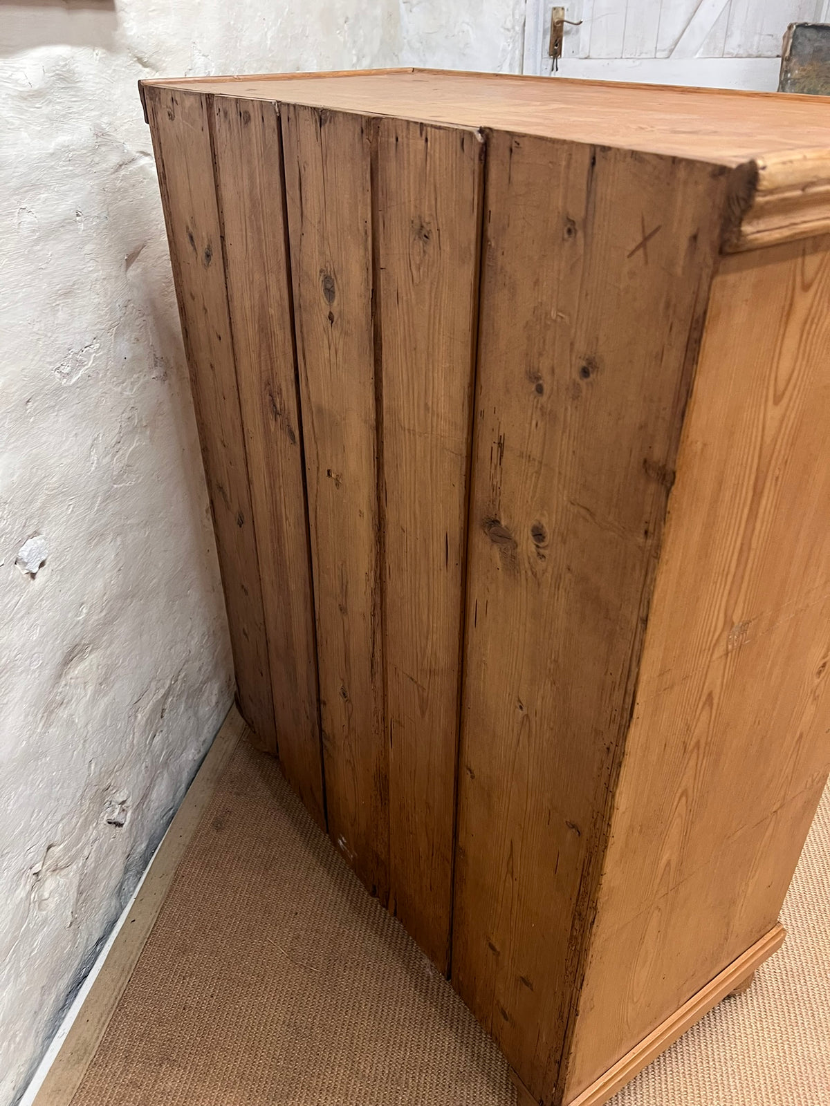 Antique Pine Food Cupboard-RM 289
