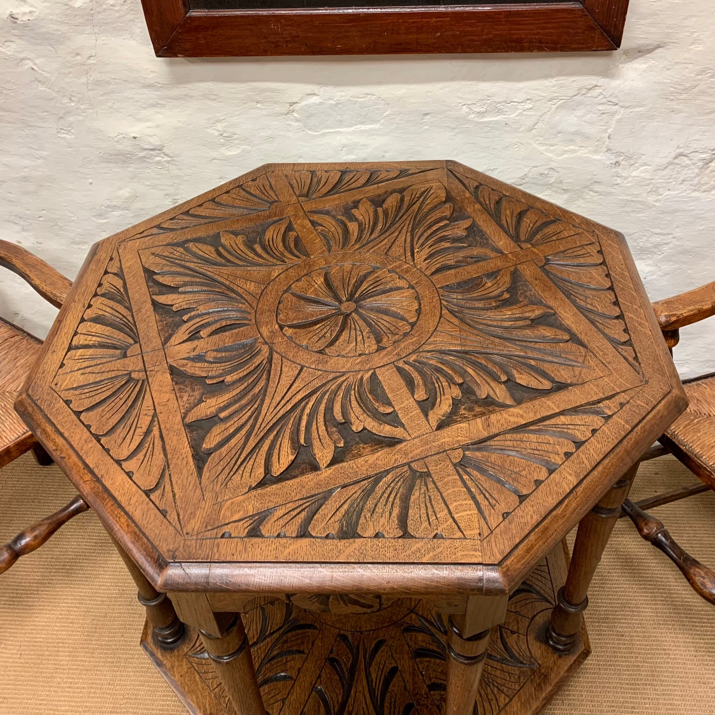 Antique Oak Centre  / Side Table