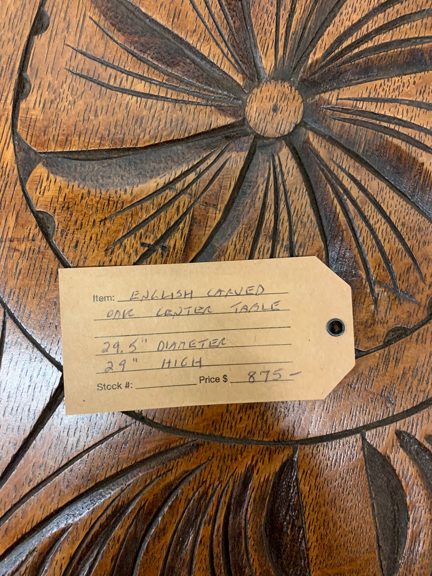 Antique Oak Centre  / Side Table