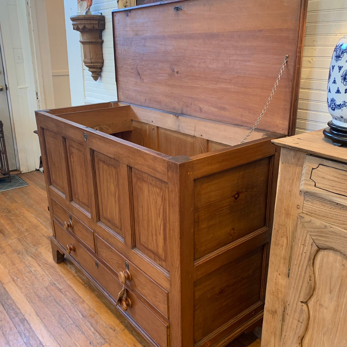 Antique Scottish Mule Chest circa 1840
