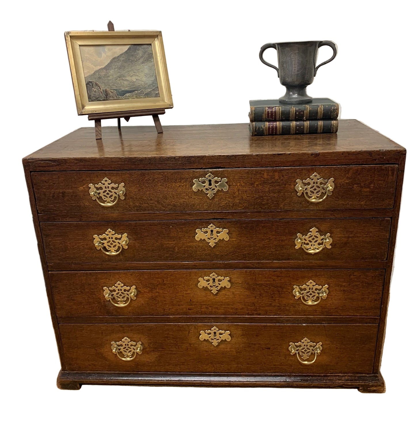 Antique Oak Chest of Drawers Ca 1840