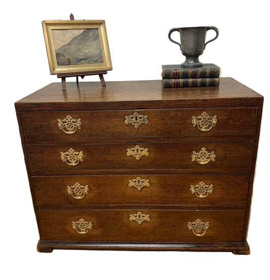Antique Oak Chest of Drawers Ca 1840