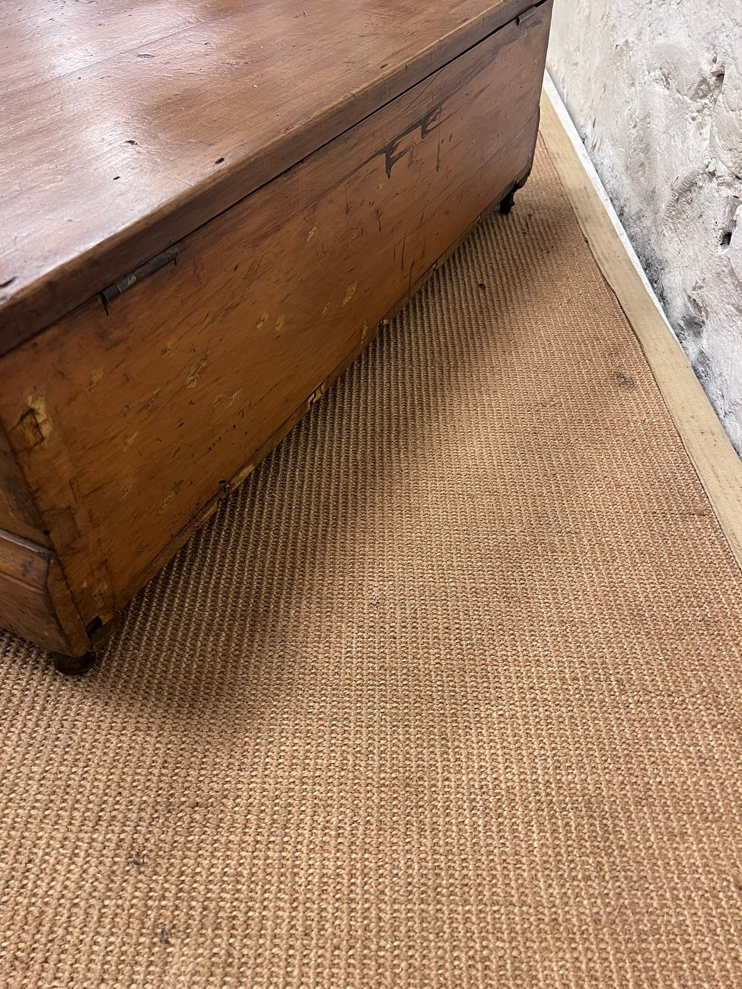 Antique Pine Blanket Box/Coffee Table