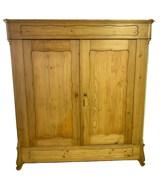 Antique Pine Knock Down Armoire