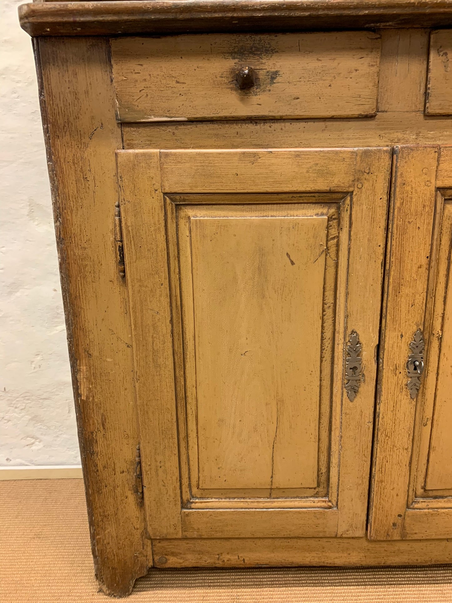 Antique English Pine Cabinet ca 1840