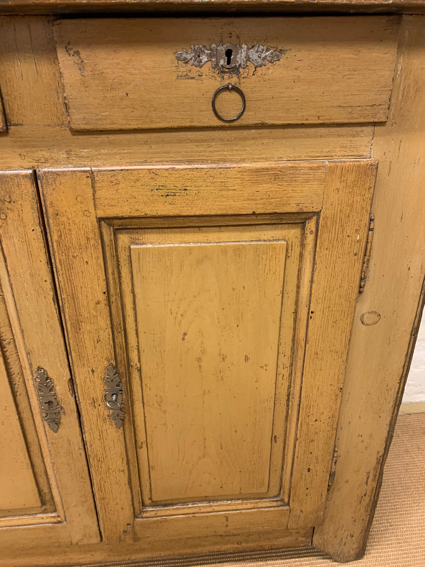 Antique English Pine Cabinet ca 1840