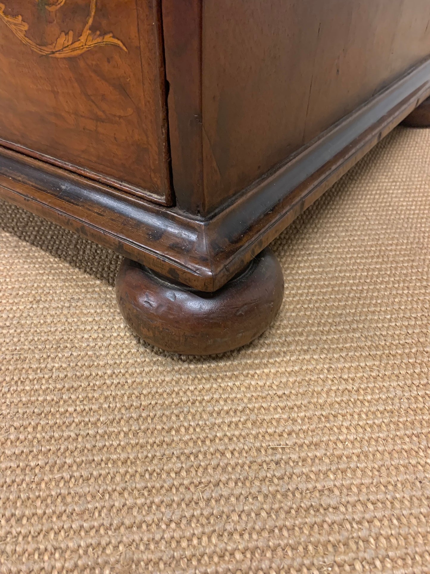 English Antique Mahogany Chest Ca 1820