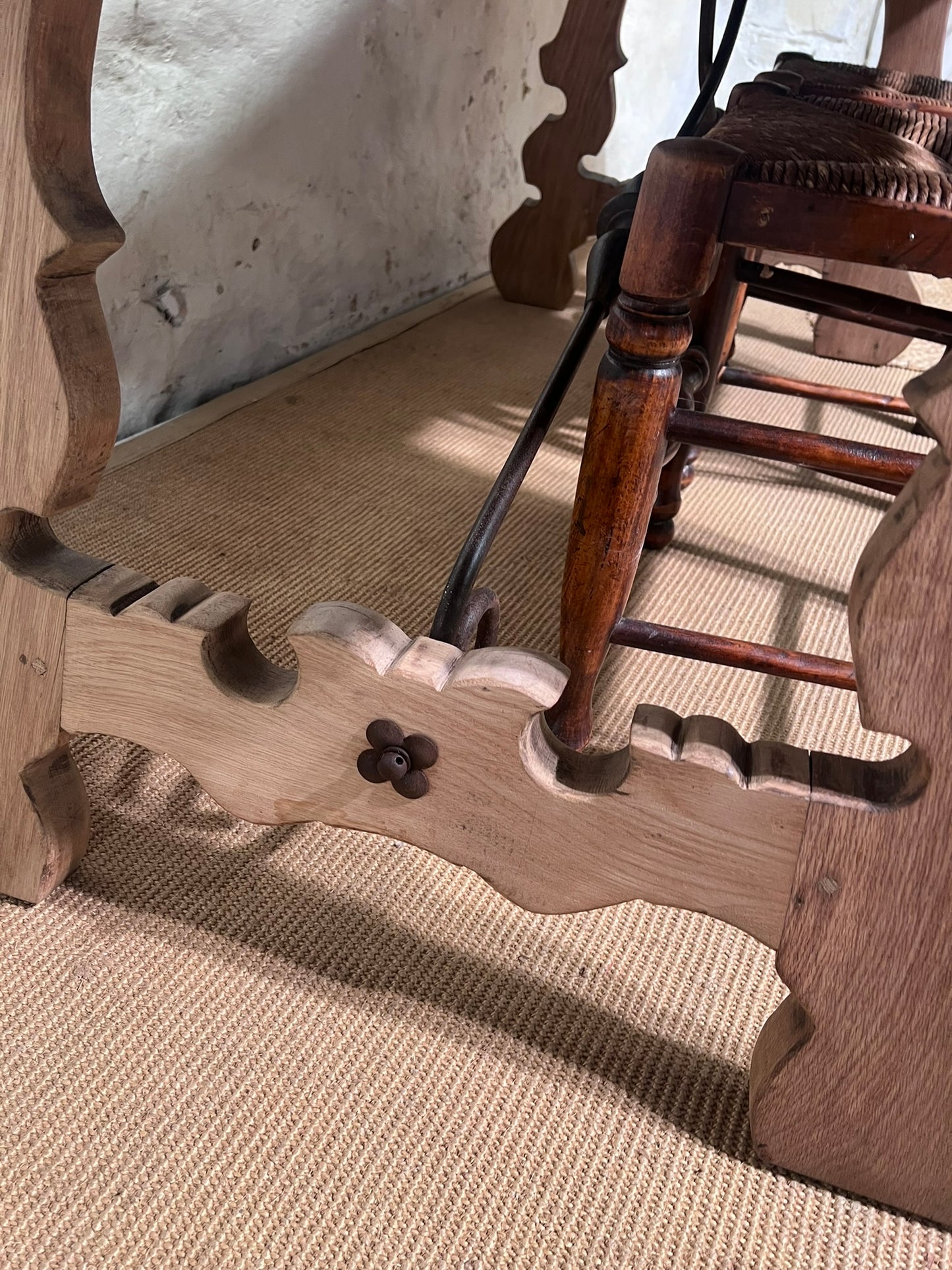 Spanish Natural Oak Table/Desk