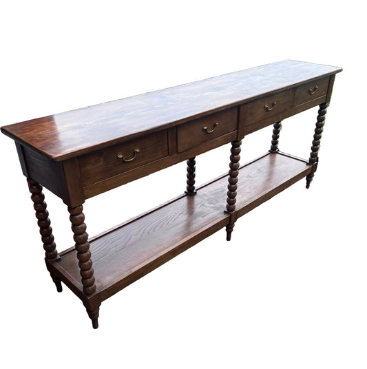 French Bobbin Turned Work Table