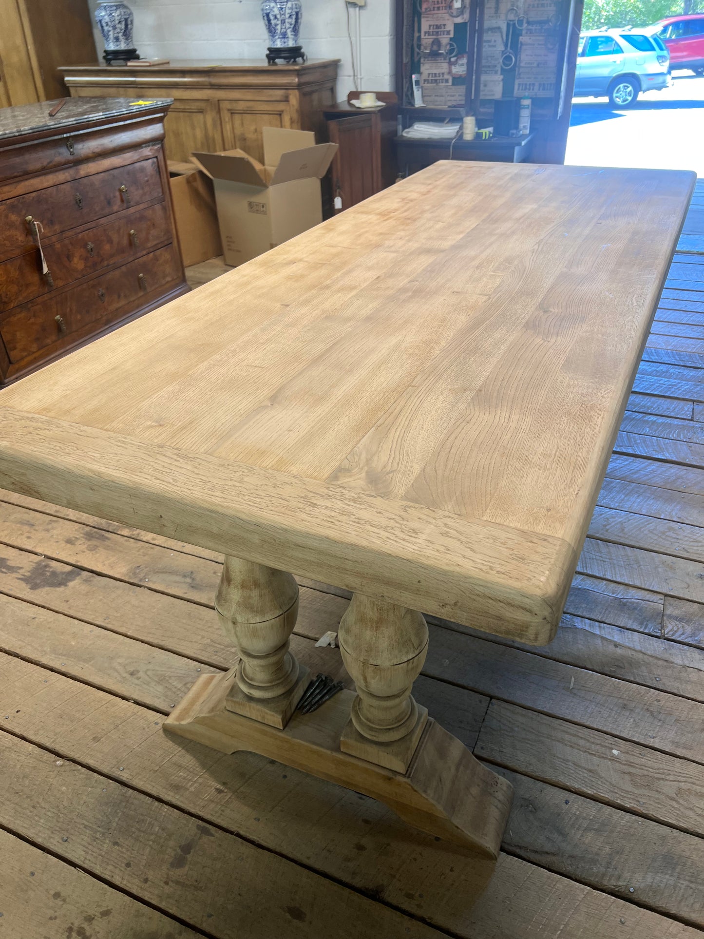 Natural Oak Dining Table