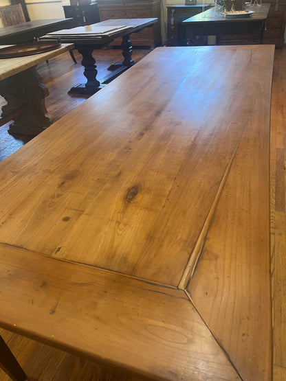 French Antique Cherry Farm Table