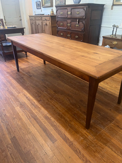 French Antique Cherry Farm Table