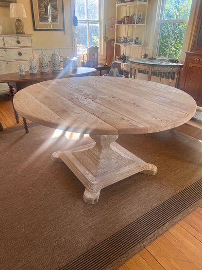 Round Pedestal Dining Table