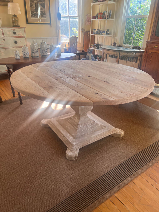 Round Pedestal Dining Table