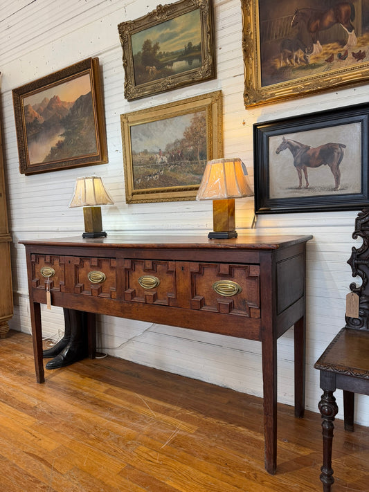 Antique Oak Server