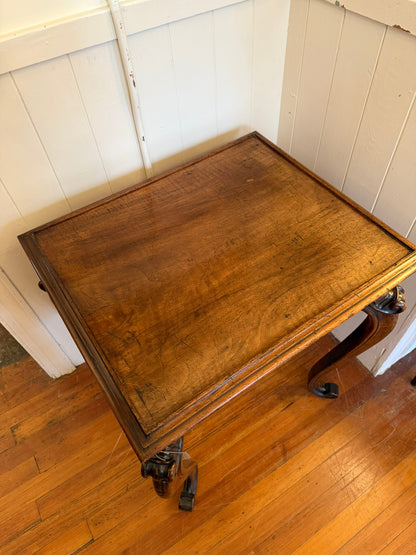 Antique Italian Walnut  Side Table Ca 1880