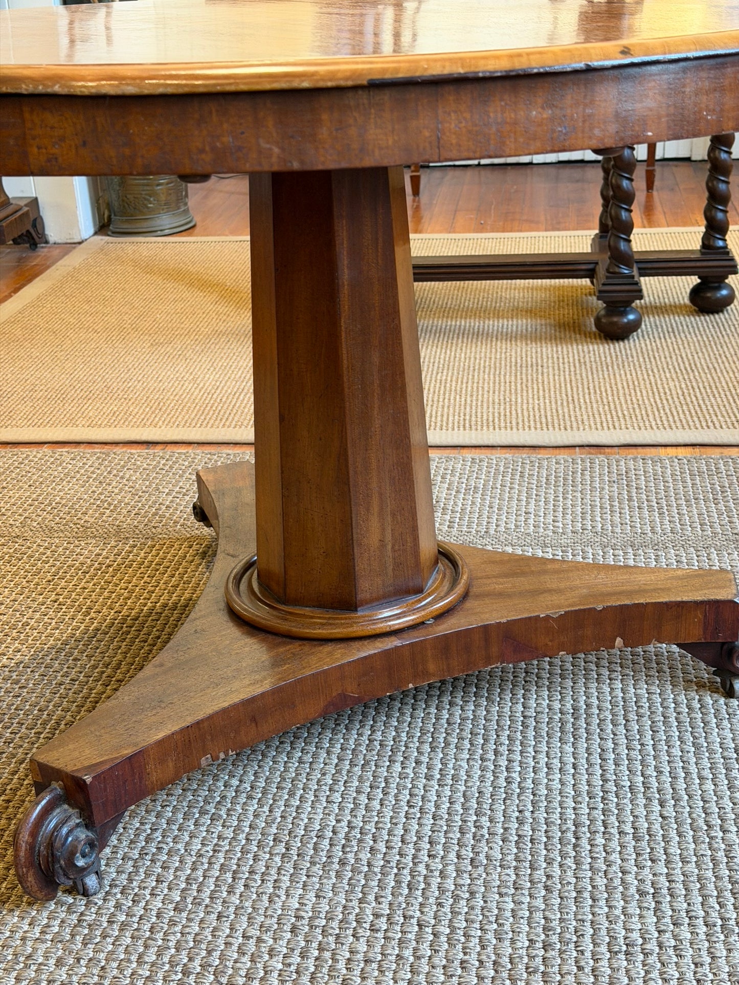 Scottish Antique Mahogany Table ca 1890