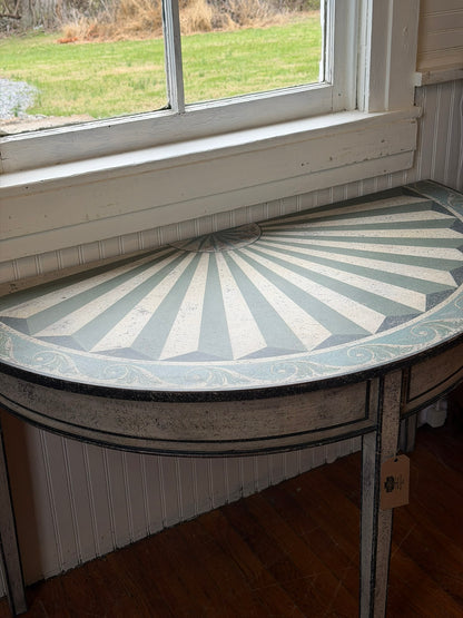 Antique Demi Lune Side Table