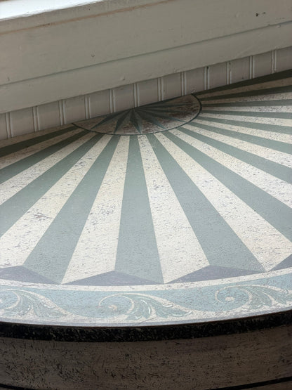 Antique Demi Lune Side Table