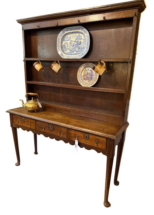 Antique Oak Dresser Ca 1790