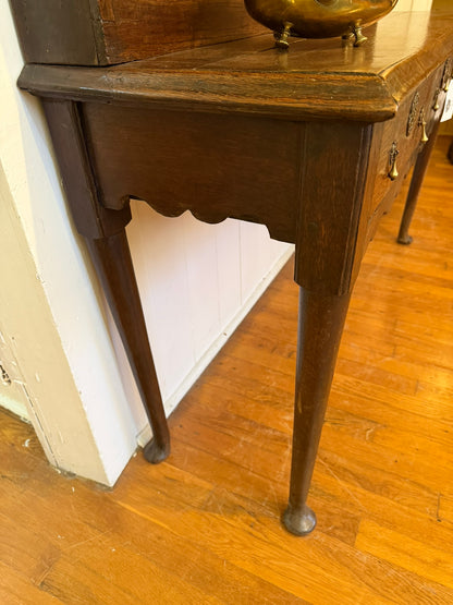 Antique Oak Dresser Ca 1790