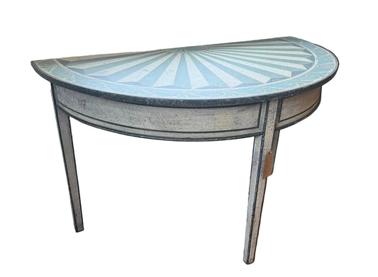 Antique Demi Lune Side Table