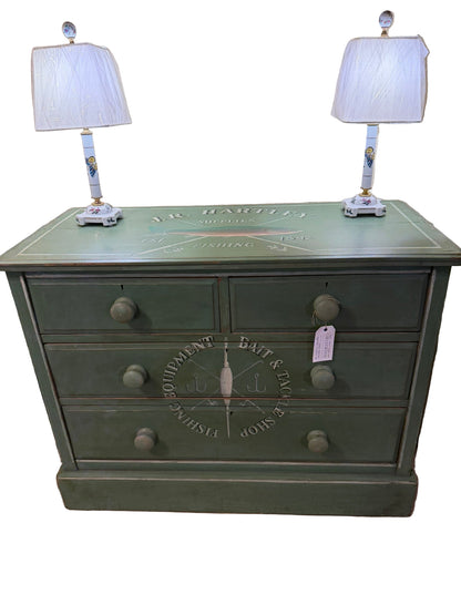 Antique Chest with Custom Paint