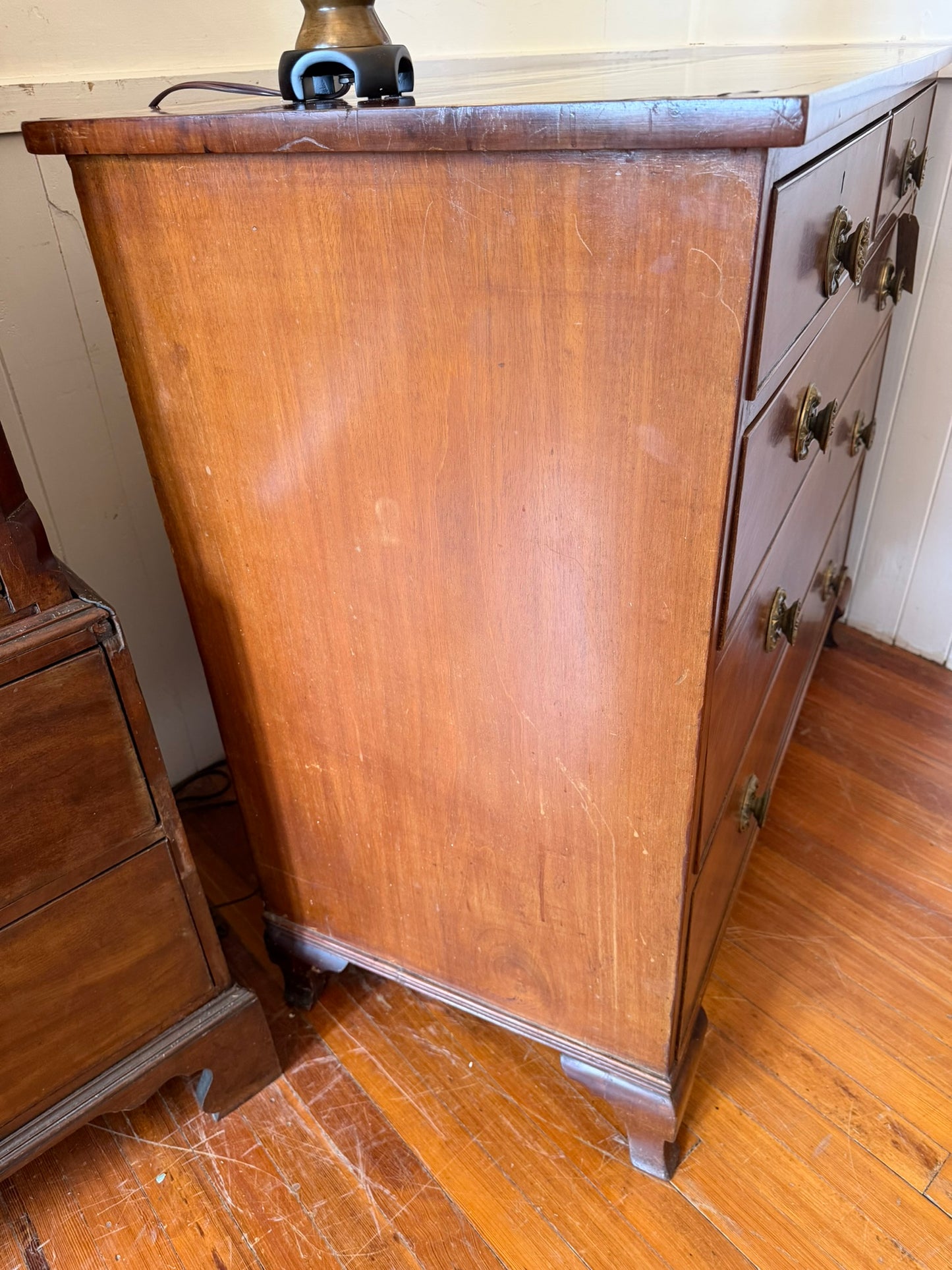 Scottish Antique Mahogany Chest ca 1850