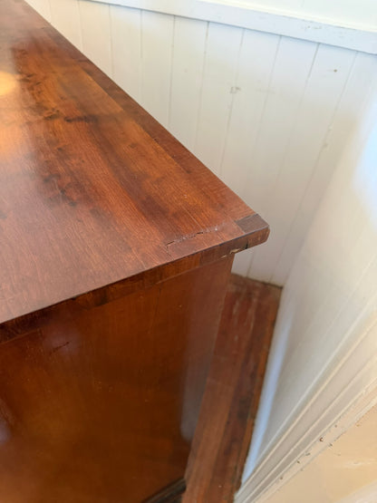 Scottish Antique Mahogany Chest ca 1850
