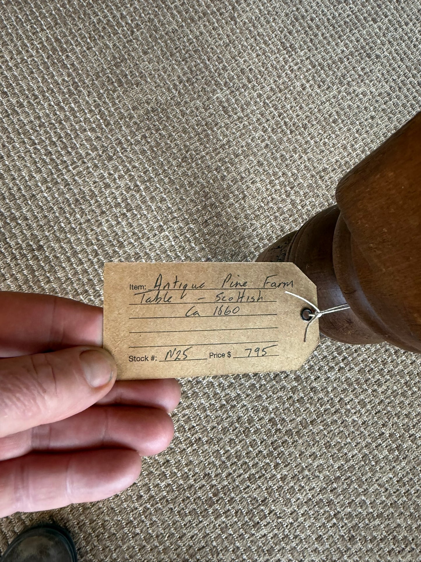 Scottish Antique Pine Table