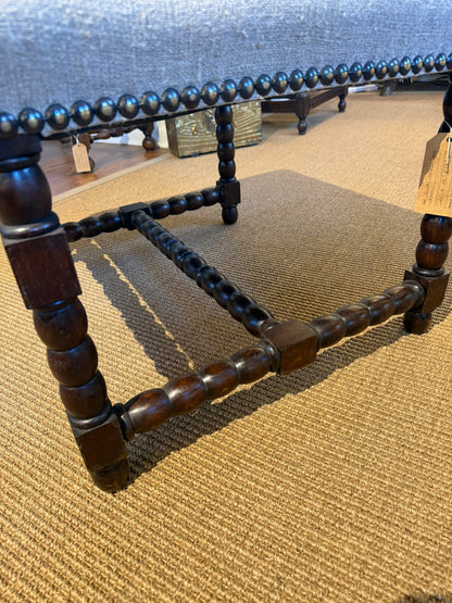 Antique Upholstered Stool