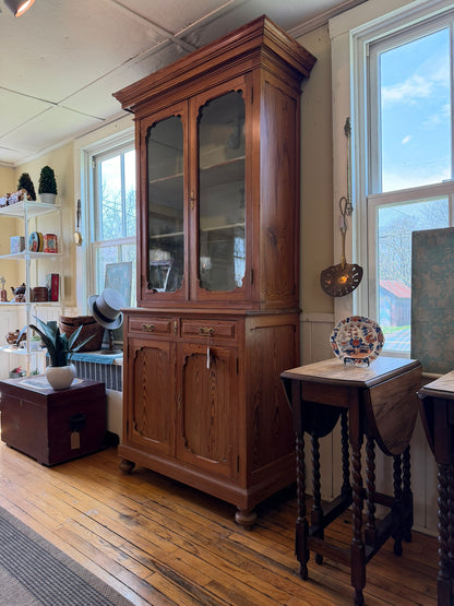Scottish Antique Pine Cabinet Ca 1880