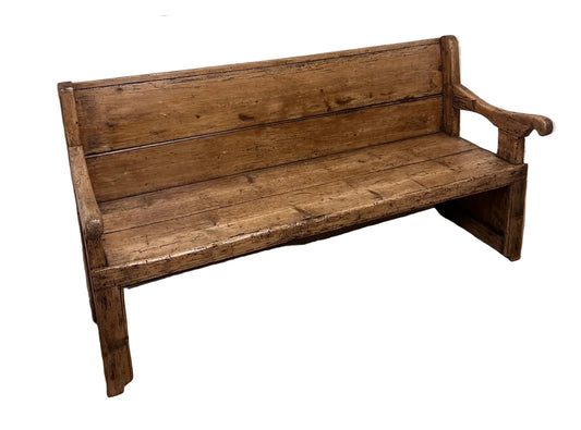 Welsh Antique Pine Bench
