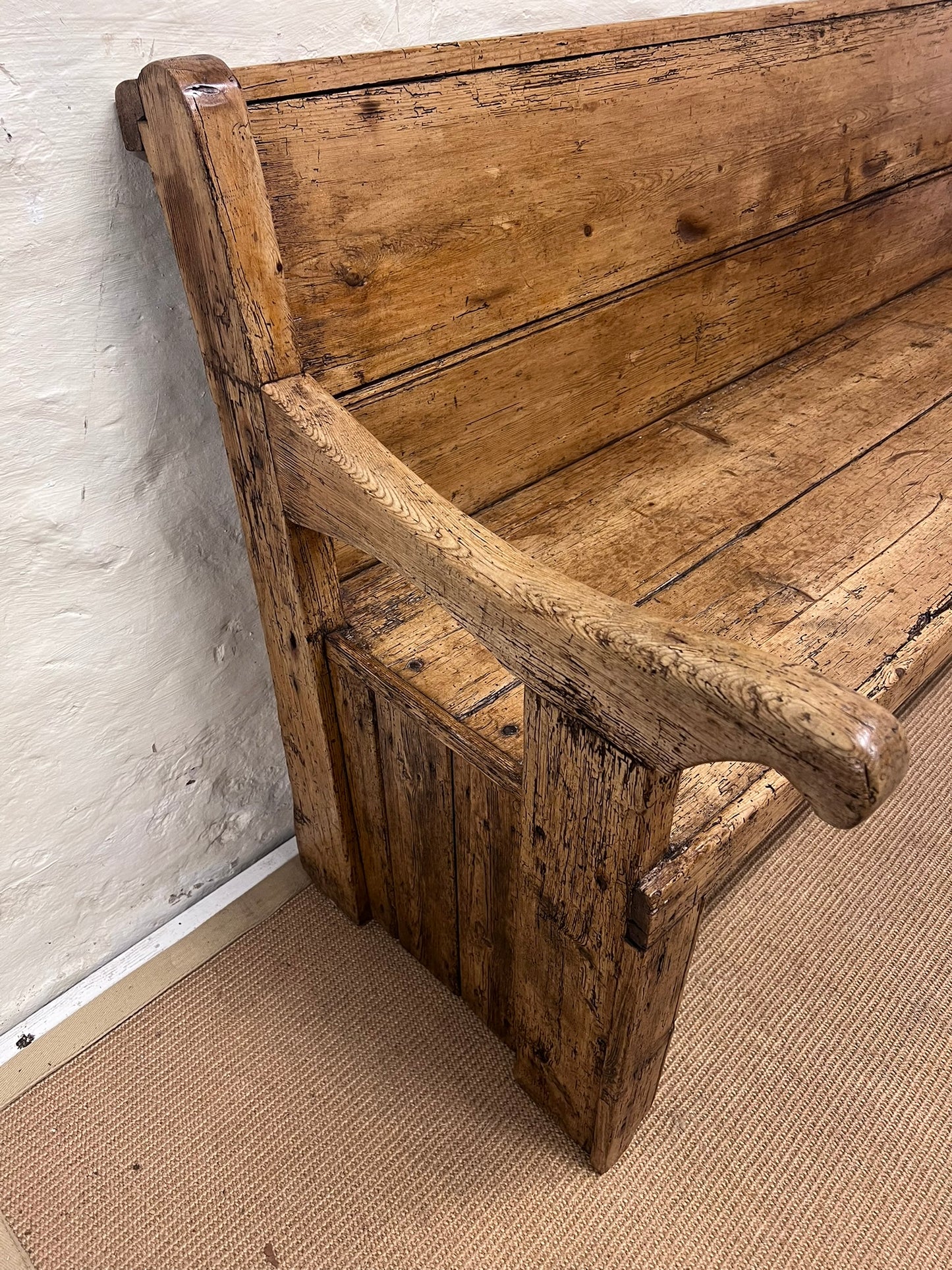 Welsh Antique Pine Bench