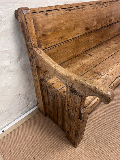 Welsh Antique Pine Bench