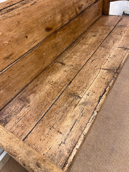 Welsh Antique Pine Bench