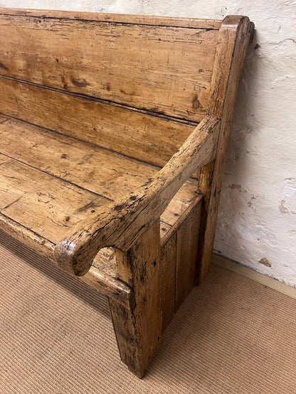 Welsh Antique Pine Bench