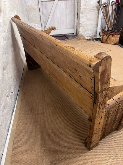 Welsh Antique Pine Bench