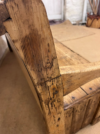 Welsh Antique Pine Bench