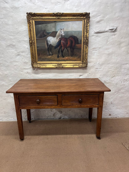 Antique Pine Side Table
